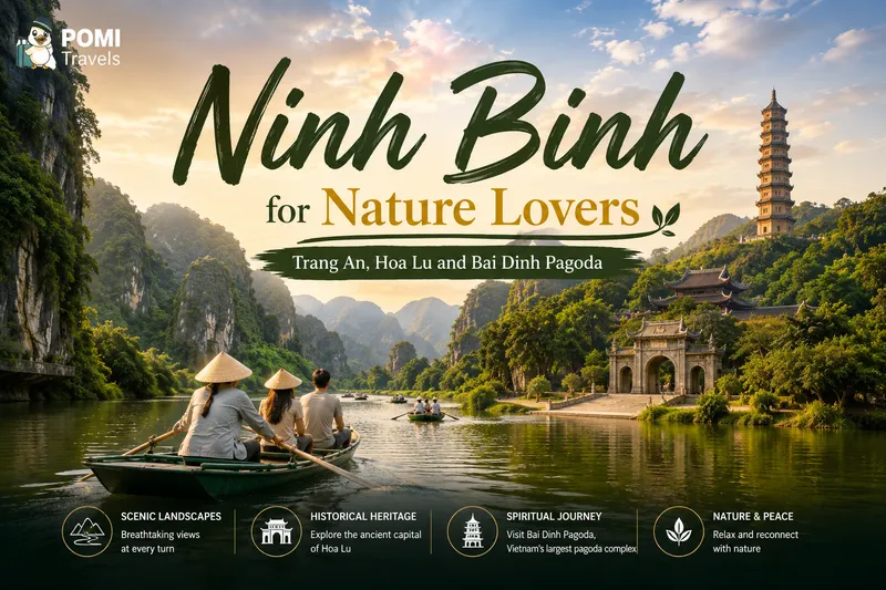 Trang An river boat ride through limestone caves Ninh Binh
