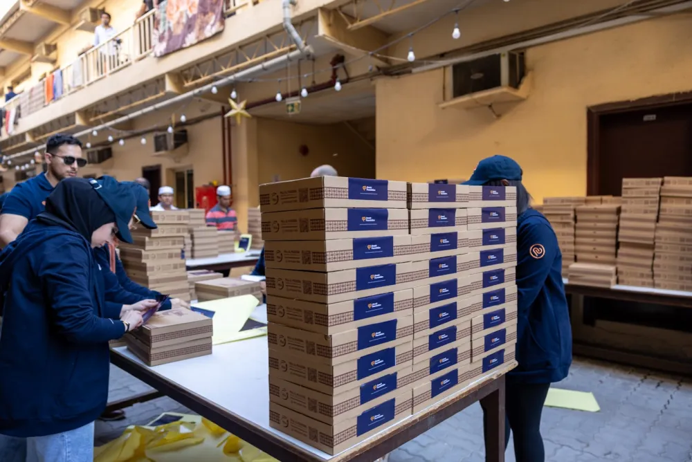 Charity Gift & Meal Packing — community project in Vietnam